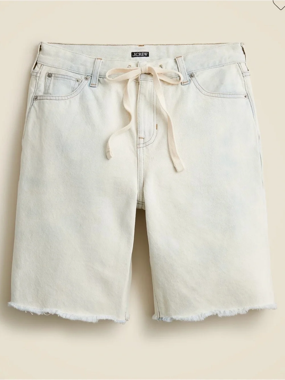 J. Crew relaxed knee- length denim short